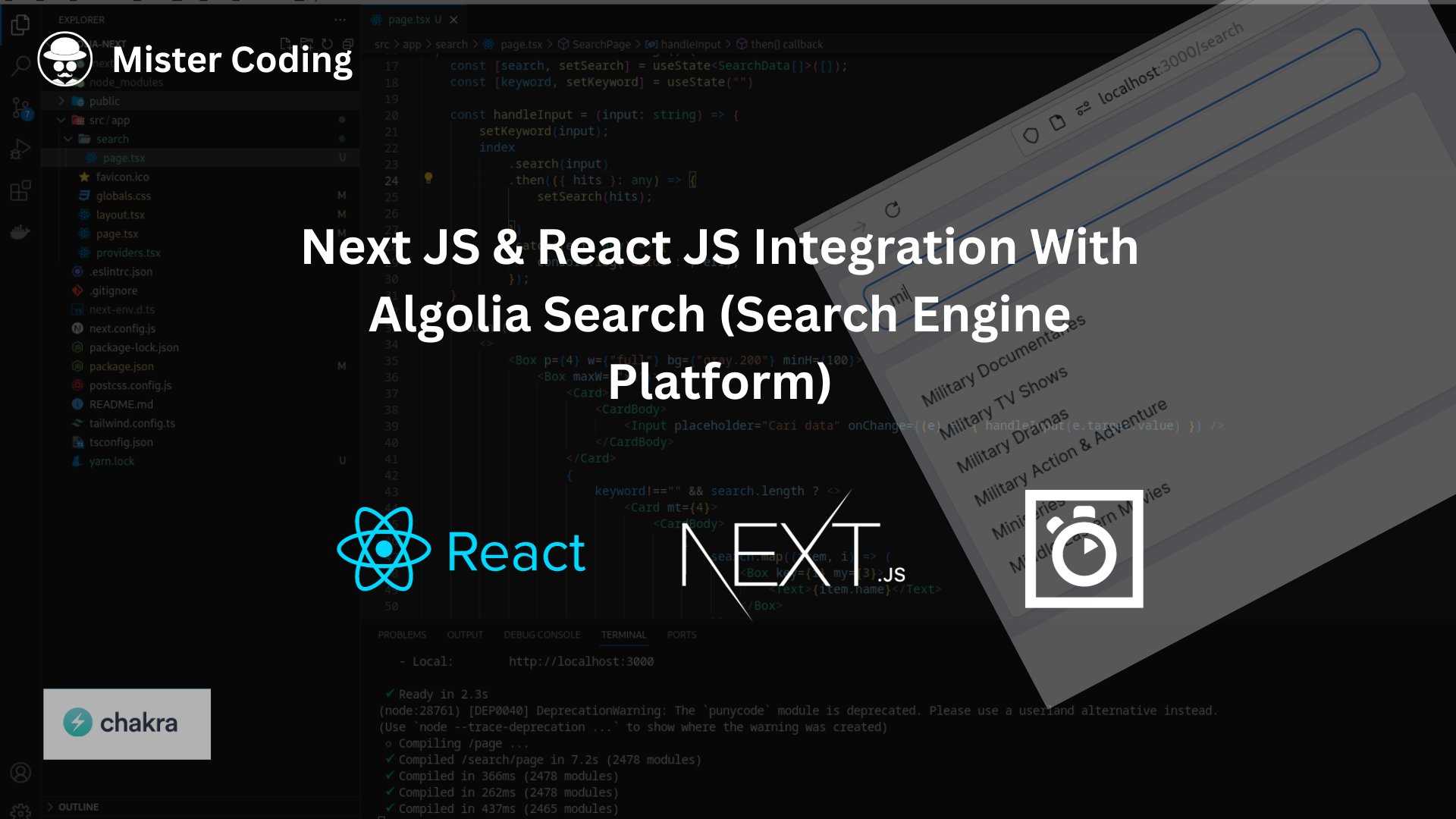 Kelas Next JS & React JS Integration With Algolia Search (Search Engine ...